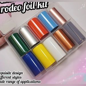 RODEO Nail Foil Kit 1/$15, 2/$25, 3/$30, 4/$35.$5 each additional!